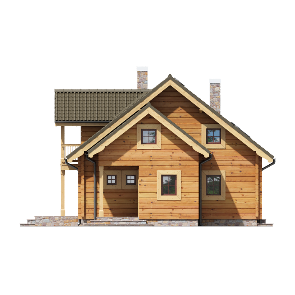 Wood home