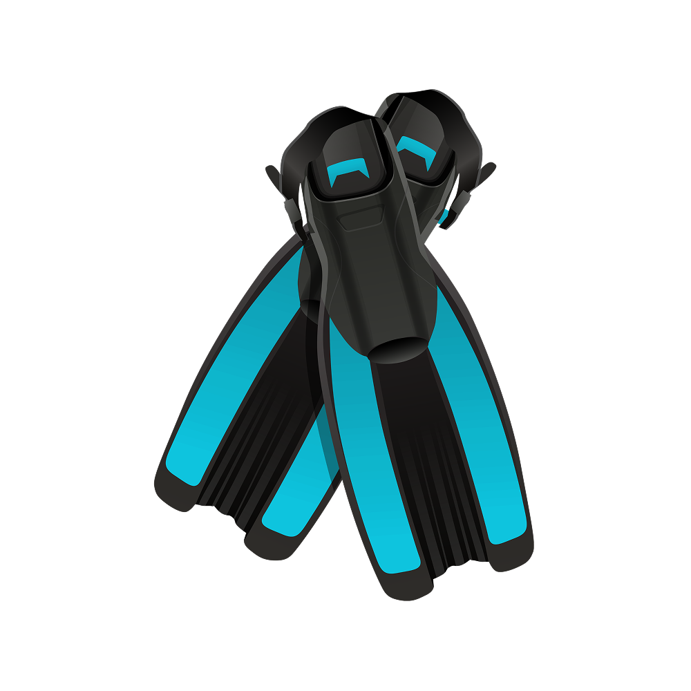 swimming fins